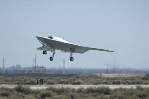 picture of first flight X-47B